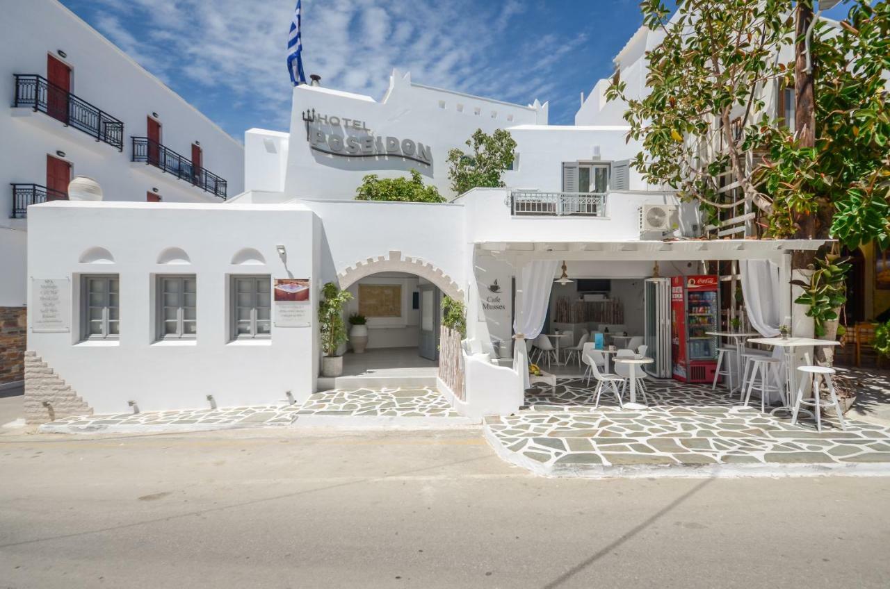 Naxos Hotel Poseidon Naxos City Esterno foto